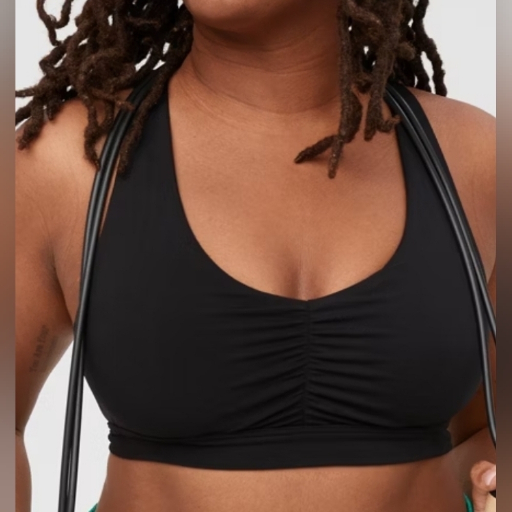NWT! OFFLINE By Aerie, Real Me Ruched Sports Bra, Size XS